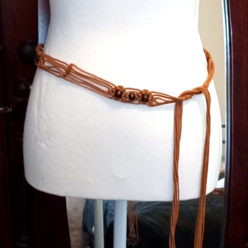 🌞Brown Belt Beaded Boho